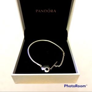 Authentic pandora charm bracelet